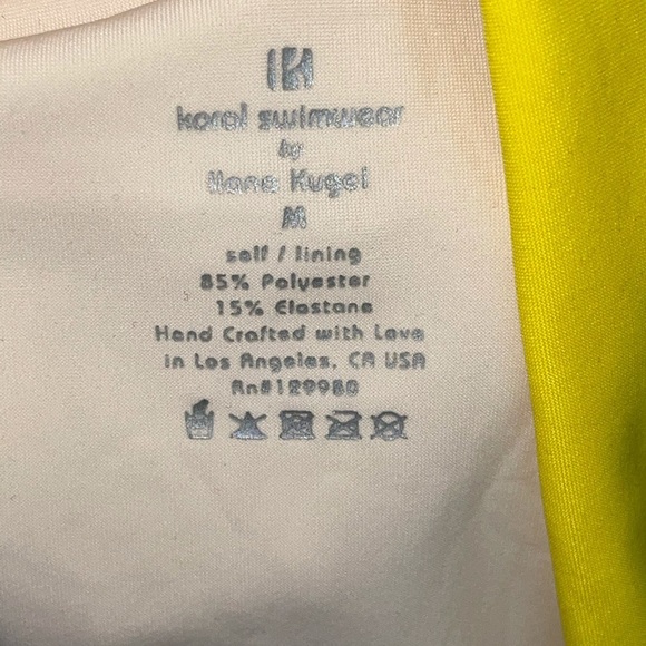 KORAL Swim Bikini Bottoms Bright Yellow M - Picture 7 of 13